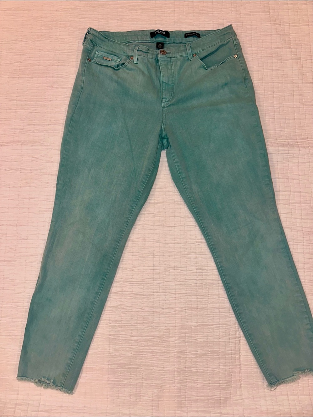 Nine West Women’s Teal Jeans Size 12